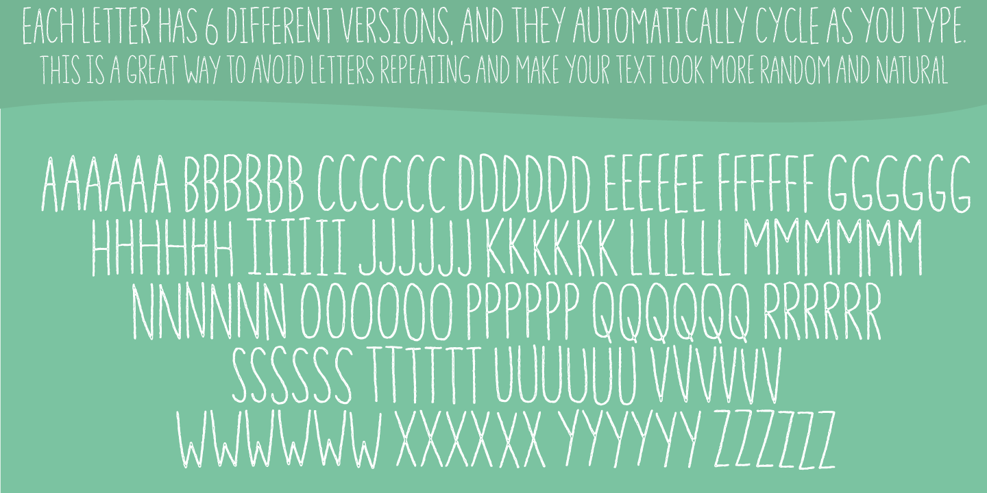 Another Fool Regular Font preview
